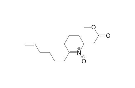 2-(6-hex-5-enyl-1-oxido-2,3,4,5-tetrahydropyridin-1-ium-2-yl)acetic acid methyl ester