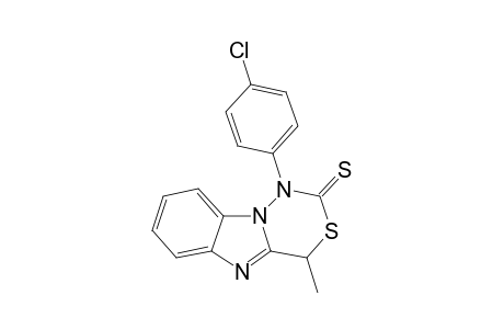1-(4-Chlorophenyl)-4-methyl-4H-[1,3,4]thiadiazino[4,5-a]benzimidazole-2-thione
