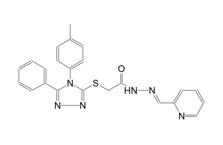 acetic acid, [[4-(4-methylphenyl)-5-phenyl-4H-1,2,4-triazol-3-yl]thio]-, 2-[(E)-2-pyridinylmethylidene]hydrazide