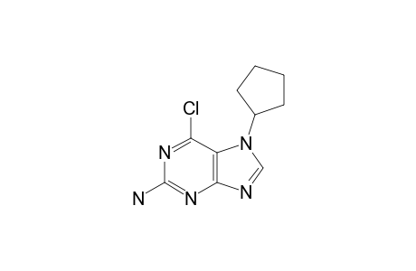 2-AMINO-6-CHLORO-7-(CYCLOPENTYL)-7H-PURINE