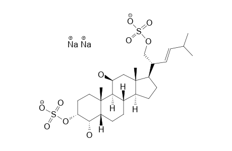 (22E)-5-BETA-24-NORCHOLESTA-22-ENE-3-ALPHA,4-ALPHA,11-BETA,21-TETROL-3,21-DISULFATE