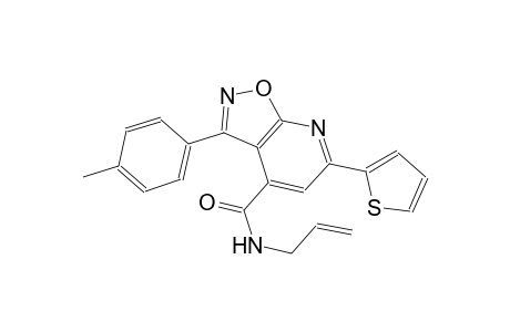 isoxazolo[5,4-b]pyridine-4-carboxamide, 3-(4-methylphenyl)-N-(2-propenyl)-6-(2-thienyl)-