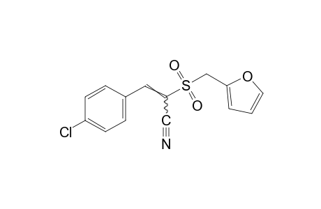 p-chloro-alpha-(furfurylsulfonyl)cinnamonitrile