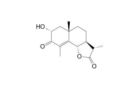 (3S,3aS,5aS,7R,9bS)-3,5a,9-trimethyl-7-oxidanyl-3a,4,5,6,7,9b-hexahydro-3H-benzo[g][1]benzofuran-2,8-dione