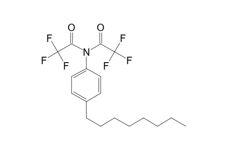 4-Octylaniline, N,N-di(trifluoroacetyl)-