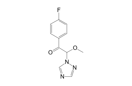 Ethanone, 1-(4-fluorophenyl)-2-methoxy-2-(1H-1,2,4-triazol-1-yl)-