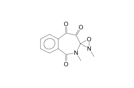 2,2'-DIMETHYLSPIRO[2-BENZAZEPIN-3,3'-AZOXYRANE]-1,4,5-TRIONE