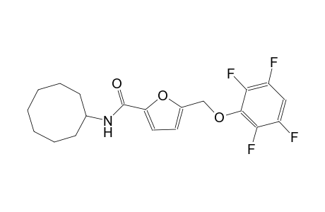 N-cyclooctyl-5-[(2,3,5,6-tetrafluorophenoxy)methyl]-2-furamide