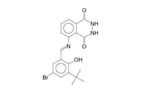 5-(5-Bromo-3-tert-butylsalicylideneamino)-2,3-dihydro-1,4-phthalazinedione