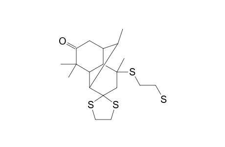 (3R,4R,5S,9S,10S,11S)-3-S-(1,2-Dimercaptoethyl)-morelian-1,7-dione 1-ethylenedithioketal