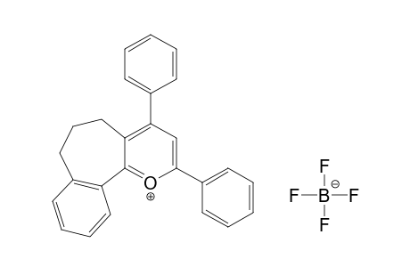 6,7-dihydro-2,4-diphenyl-5H-benzo[6,7]cyclohepta[1,2-b]pyrylium tetrafluoroborate(1-)