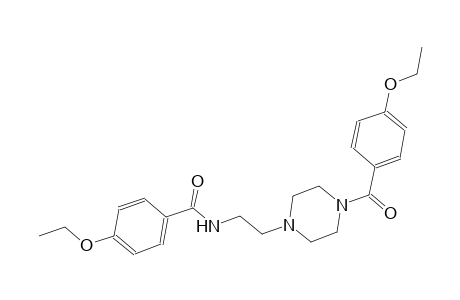 4-ethoxy-N-{2-[4-(4-ethoxybenzoyl)-1-piperazinyl]ethyl}benzamide