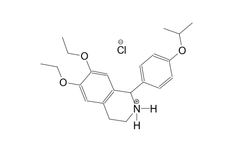isoquinolinium, 6,7-diethoxy-1,2,3,4-tetrahydro-1-[4-(1-methylethoxy)phenyl]-, chloride