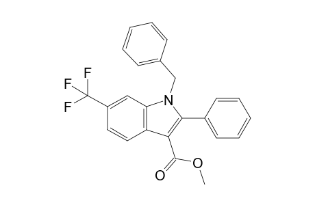 Methyl 1-Benzyl-2-phenyl-6-(trifluoromethyl)-1H-indole-3-carboxylate