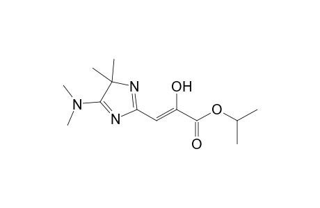 Isopropyl ester of 2-Hydroxy-3-(5'-dimethylamino-4,4'-dimethyl-4'H-imidazol-2'-yl) acrylic acid