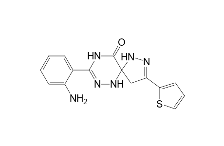 3'-(2-Aminophenyl)-3-(thiophen-2-yl)-spiro[pyrazoline-5,6'(1'H)-1,2,4-triazin]-5'(4'H)-one