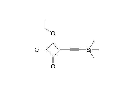 3-Ethoxy-4-[2-(trimethylsilyl)-1-ethynyl]-3-cyclobutene-1,2-dione