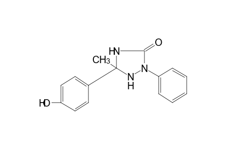 5-(p-HYDROXYPHENYL)-5-METHYL-2-PHENYL-1,2,4-TRIAZOLIDIN-3-ONE