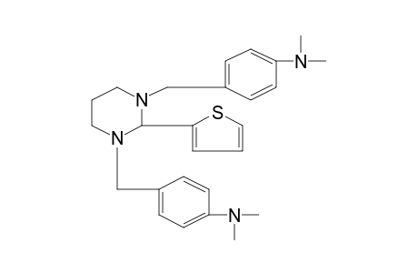 1,3-bis[p-(dimethylamino)benzyl]hexahydro-2-(2-thienyl)pyrimidine