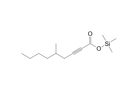 Trimethylsilyl 5-methyl-2-nonynoate