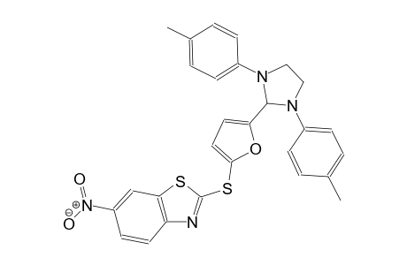 benzothiazole, 2-[[5-[1,3-bis(4-methylphenyl)-2-imidazolidinyl]-2-furanyl]thio]-6-nitro-