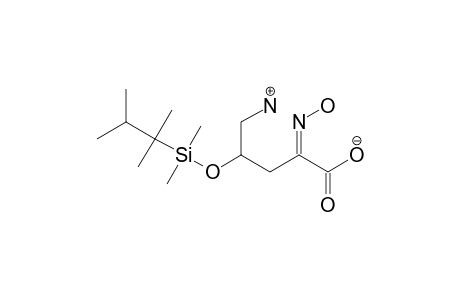 (Z)-(4R)-5-AMINO-4-[DIMETHYL-(1,1,2-TRIMETHYLPROPYL)-SILYLOXY]-2-(HYDROXYIMINO)-PENTANOIC-ACID