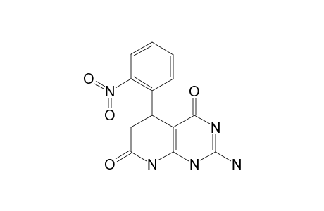 2-AMINO-5-(2'-NITROPHENYL)-4,7-DIOXO-1,4,5,6,7,8-HEXAHYDROPYRIDO-[2,3-D]-PYRIMIDINE