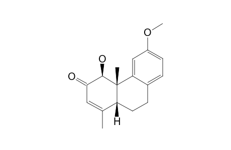 1.beta.-Hydroxy-12-methoxy-19-nor-5.beta.-podocarpa-3,8,11,13-tetraen-2-one