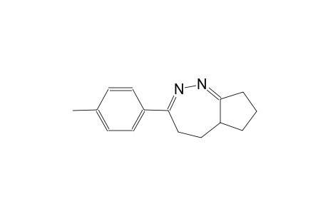 3-(4-methylphenyl)-4,5,5a,6,7,8-hexahydrocyclopenta[c][1,2]diazepine