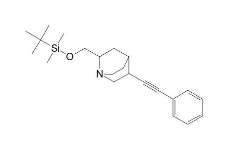 2-tert-Butyldimethylsilyloxymethyl-5-phenylethynyl-1-azabicyclo[2.2.2]octane