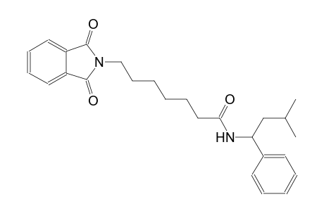 7-(1,3-dioxo-1,3-dihydro-2H-isoindol-2-yl)-N-(3-methyl-1-phenylbutyl)heptanamide