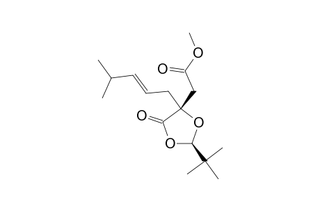 METHYL-(2R,4R)-[2-(TERT.-BUTYL)-4-(4-METHYLPENT-2-ENYL)-5-OXO-1,3-DIOXOLAN-4-YL]-ACETATE