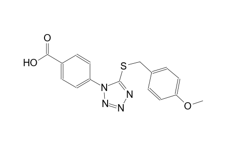 benzoic acid, 4-[5-[[(4-methoxyphenyl)methyl]thio]-1H-tetrazol-1-yl]-