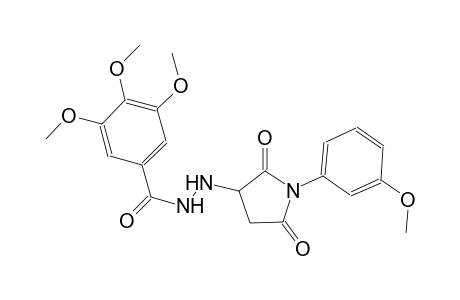 3,4,5-trimethoxy-N'-[1-(3-methoxyphenyl)-2,5-dioxo-3-pyrrolidinyl]benzohydrazide