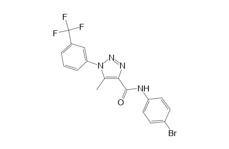 1H-1,2,3-Triazole-4-carboxamide, N-(4-bromophenyl)-5-methyl-1-[3-(trifluoromethyl)phenyl]-