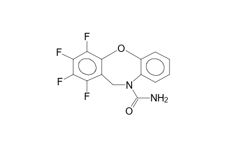 1,2,3,4-TETRAFLUORO-10-CARBAMOYL-10,11-DIHYDRODIBENZ[B,F][1,4]OXAZEPINE