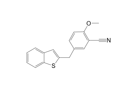 5-(benzo[b]thiophen-2-ylmethyl)-2-methoxybenzonitrile