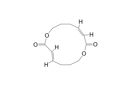 (3E,10Z)-1,8-DIOXACYCLOTETRADECA-3,10-DIEN-2,9-DIONE