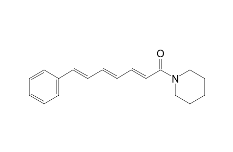 7-Phenyl-2,4,6-heptatrienoic acid - piperidide