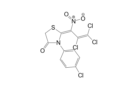 (Z)-3-(4-Chlorophenyl)-2-(2,3,3-trichloro-1-nitroallylidene)thiazolidin-4-one