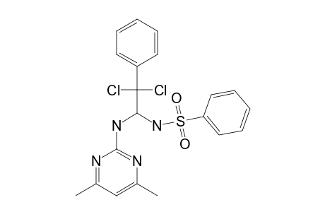 N-[2,2-DICHLORO-1-[(4,6-DIMETHYL-PYRIMIDIN-2-YL)-AMINO]-2-PHENYL-ETHYL]-BENZENESULFONAMIDE