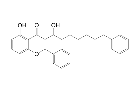 1-(2-benzoxy-6-hydroxy-phenyl)-3-hydroxy-9-phenyl-nonan-1-one