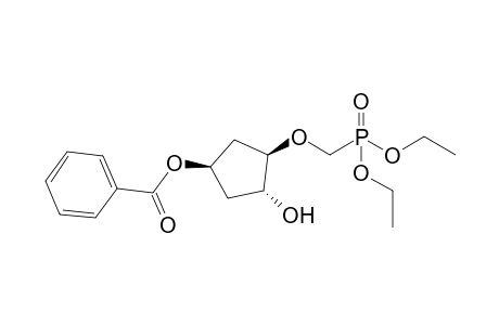 (1R,3R,4R)-1-Benzoyloxy-4-(diethylphosphono)methoxycyclopentane-3-ol