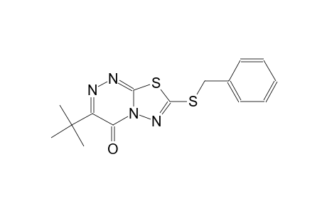 7-(benzylsulfanyl)-3-tert-butyl-4H-[1,3,4]thiadiazolo[2,3-c][1,2,4]triazin-4-one