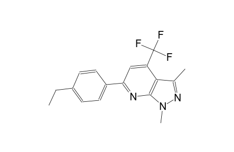 6-(4-ethylphenyl)-1,3-dimethyl-4-(trifluoromethyl)-1H-pyrazolo[3,4-b]pyridine