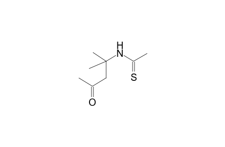 N-(1,1-dimethyl-3-oxobutyl)ethanethioamide