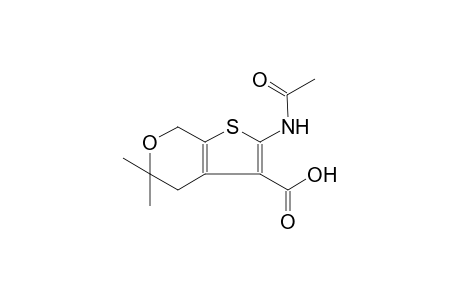 5H-thieno[2,3-c]pyran-3-carboxylic acid, 2-(acetylamino)-4,7-dihydro-5,5-dimethyl-