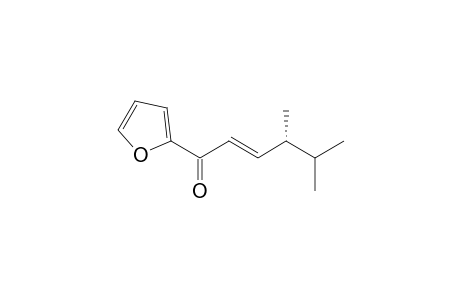 (-)-(4R,2E)-1-Furan-2-yl-4,5-dimethyl-hex-2-en-1-one