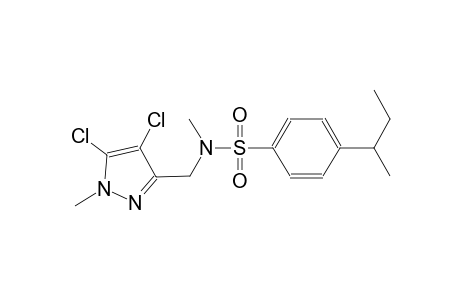 benzenesulfonamide, N-[(4,5-dichloro-1-methyl-1H-pyrazol-3-yl)methyl]-N-methyl-4-(1-methylpropyl)-