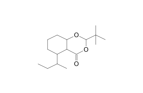 5-Sec-butyl-2-tert-butylhexahydro-4H-1,3-benzodioxin-4-one